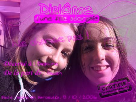Pour la fille la plus adorable !!!